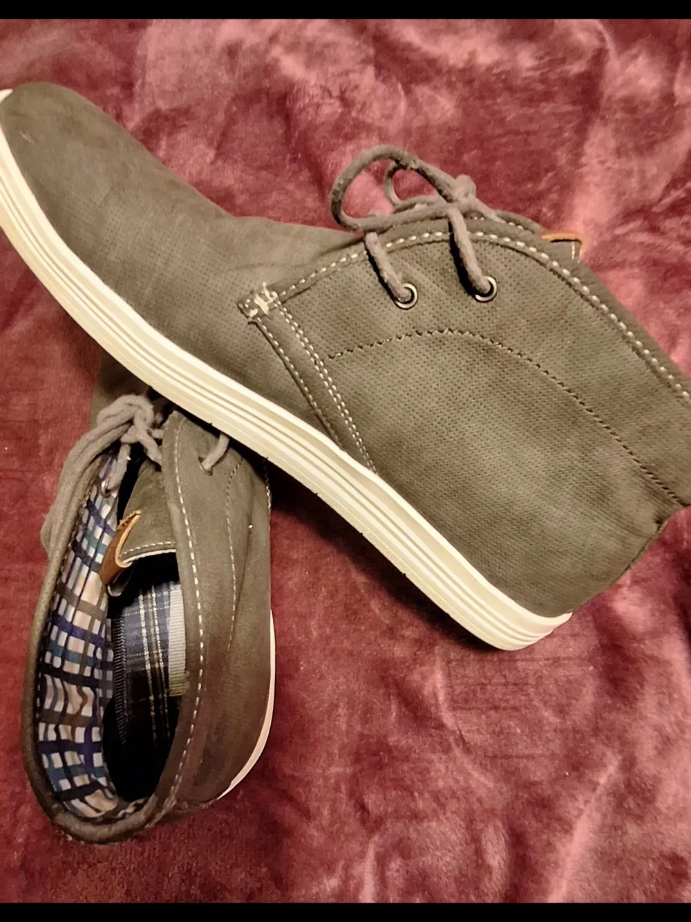 Ben Sherman Men's Grey Casual Lace-Up Shoes